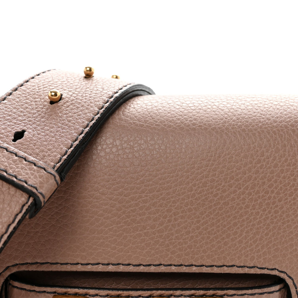 Grained Calfskin Dio(r)evolution Flap Bag Petale