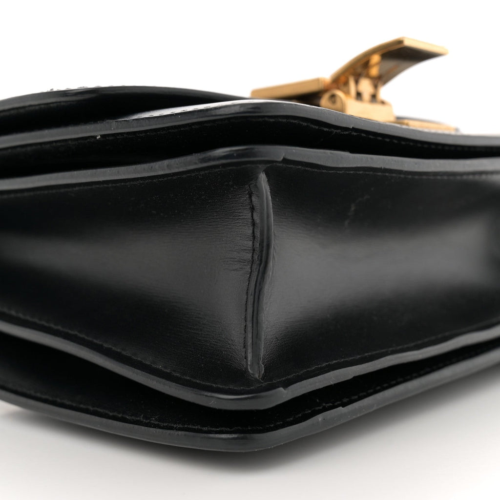 Box Calfskin Small Classic Box Flap Bag Black