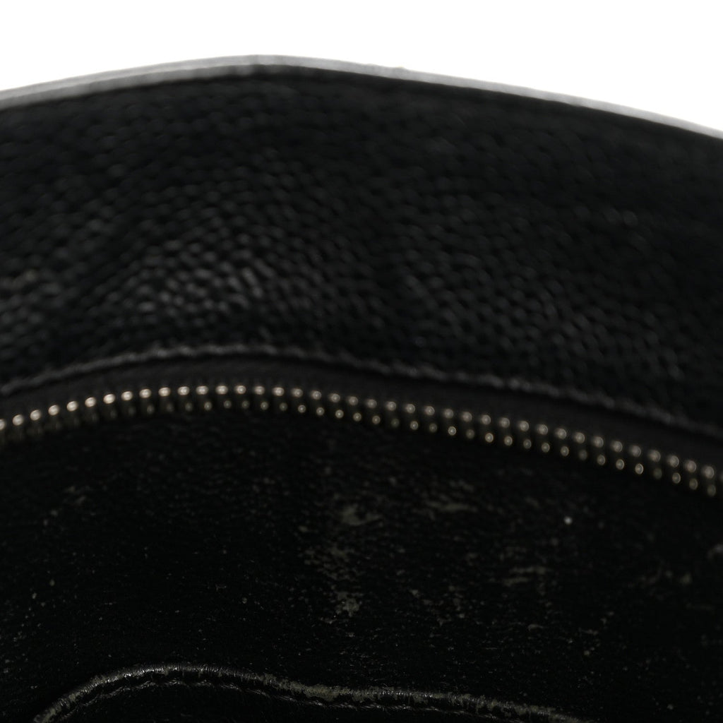 Caviar Quilted Medallion Tote Black