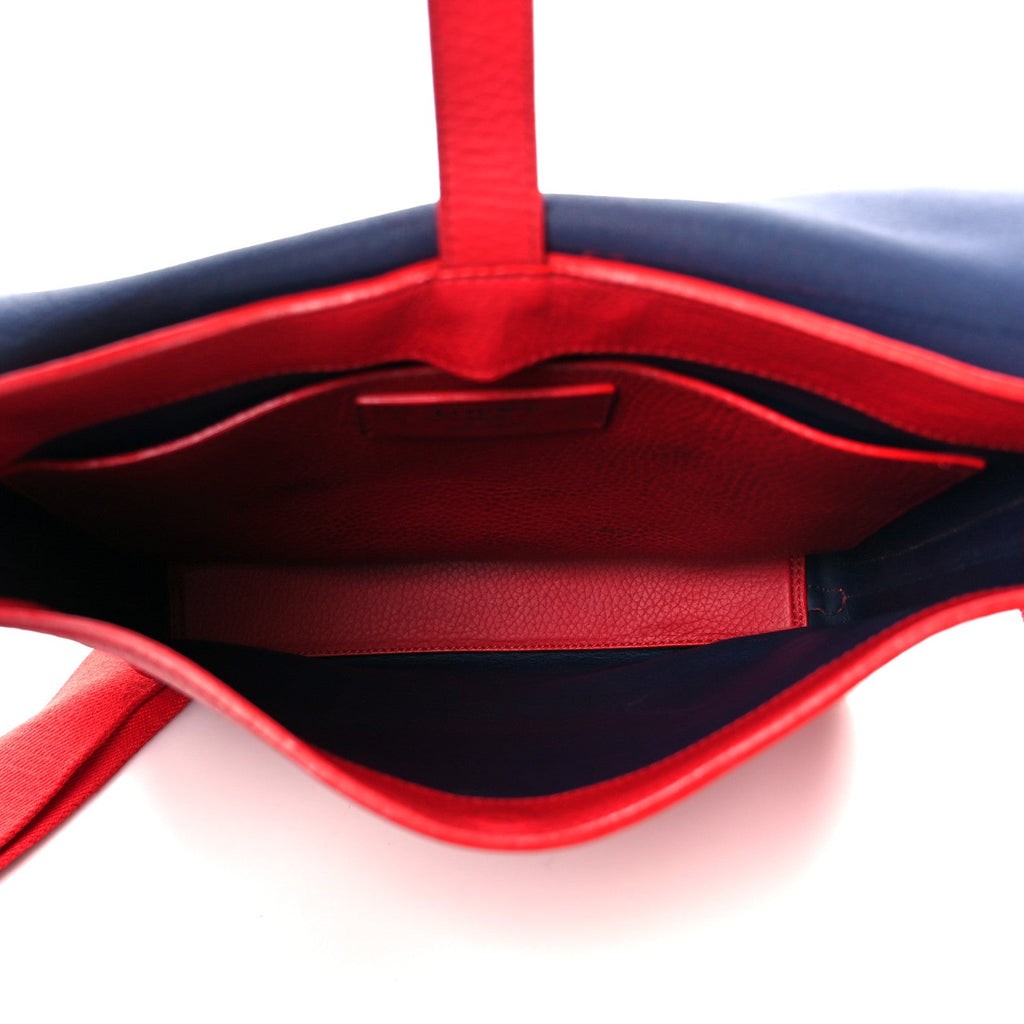 Soft Grained Calfskin Anagram Messenger Bag Red