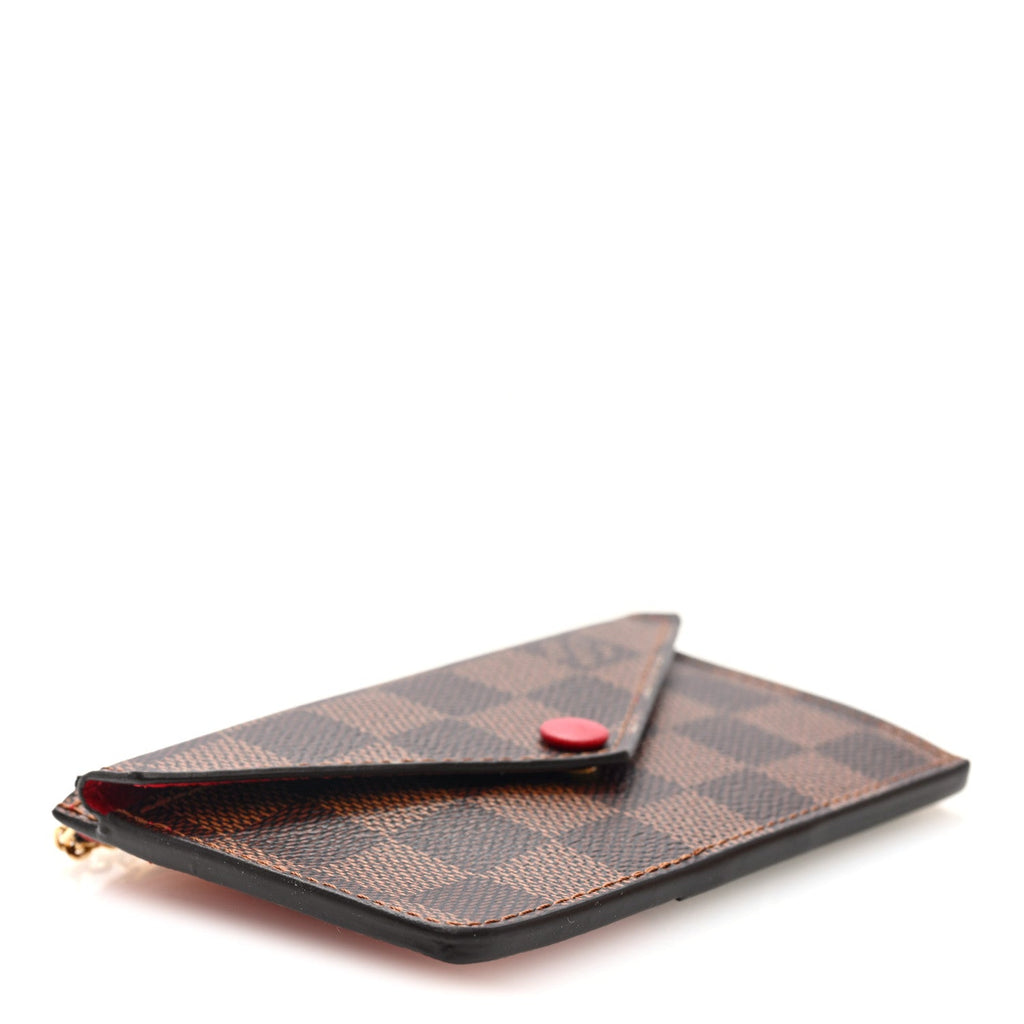 Damier Ebene Recto Verso  Holder Red