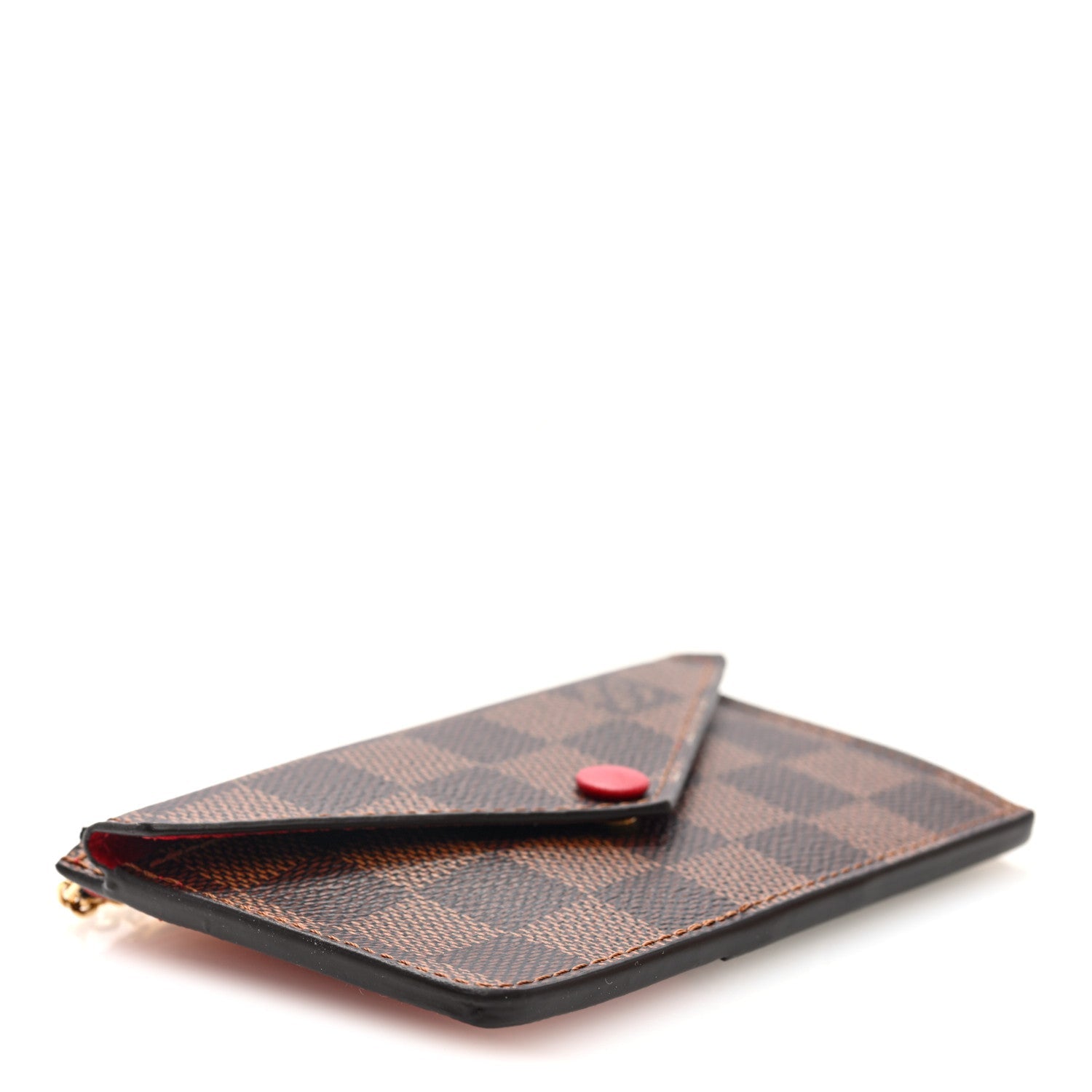 Damier Ebene Recto Verso  Holder Red