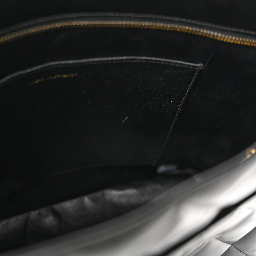 Patent Medallion Tote Black
