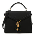 Grain de Poudre Mini Classic Monogram Cassandra Top Handle Black