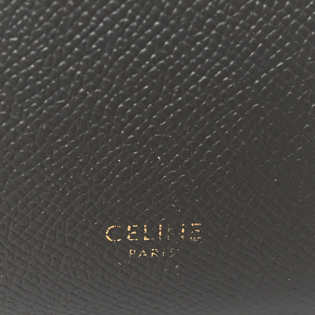 Grained Calfskin Nano Belt Bag Grey