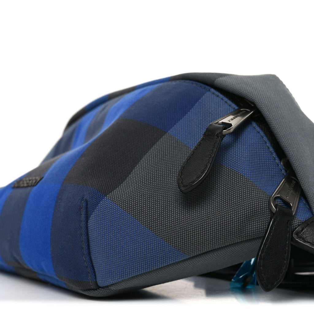 House Check Sonny Bum Bag  Oceanic Blue