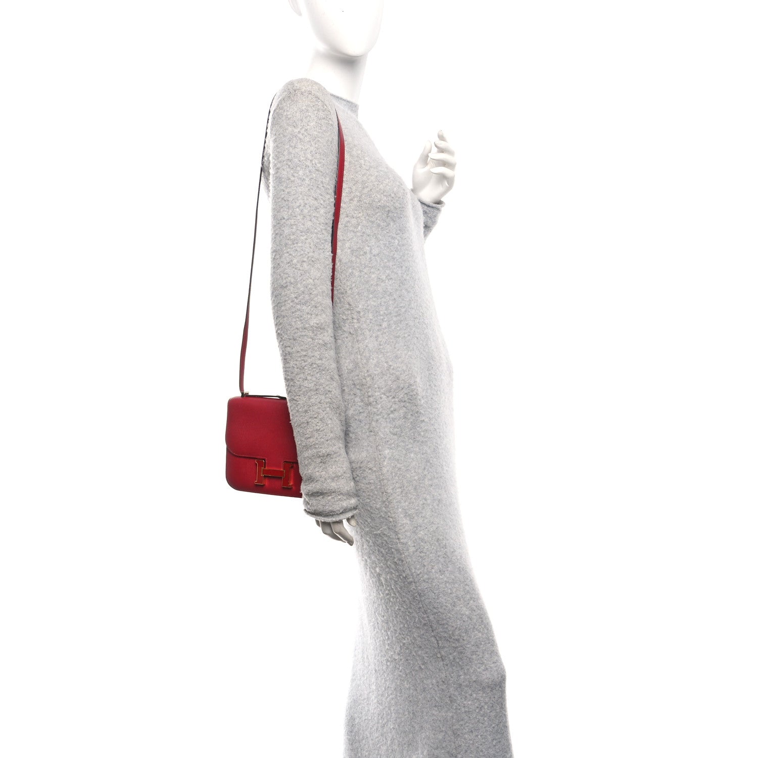 Epsom Enamel Constance 18 Rouge Grenat