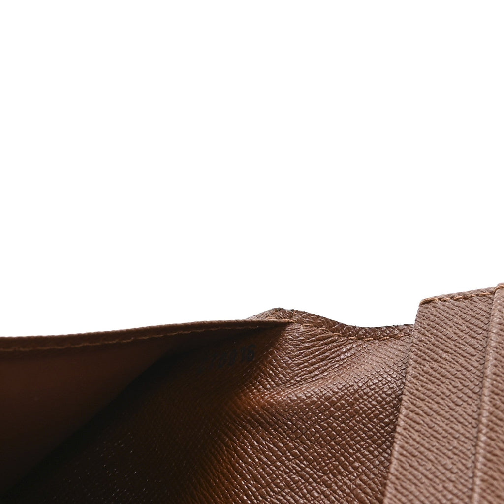 Monogram Porte Valeurs Checkbook Wallet