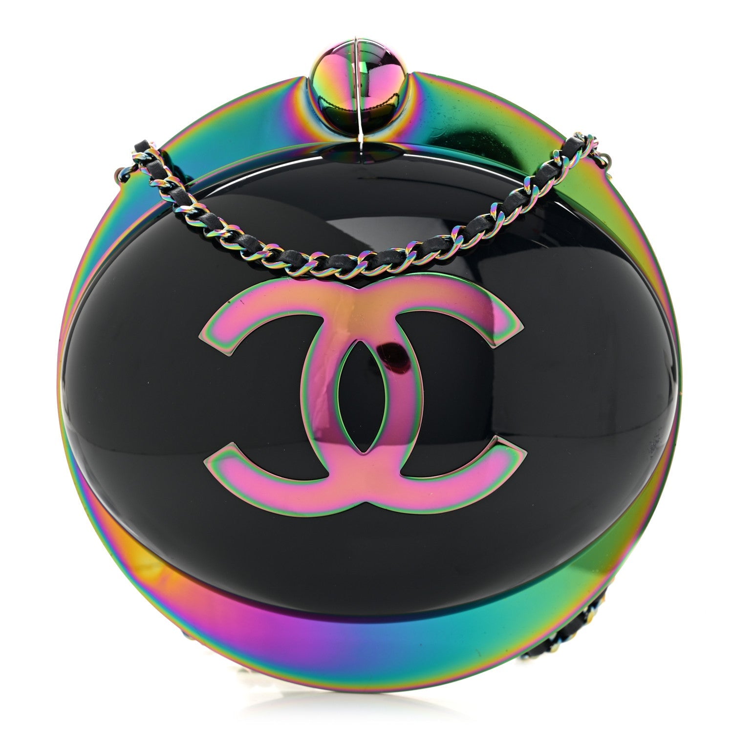 Resin CC Evening On The Moon Minaudiere Multicolor