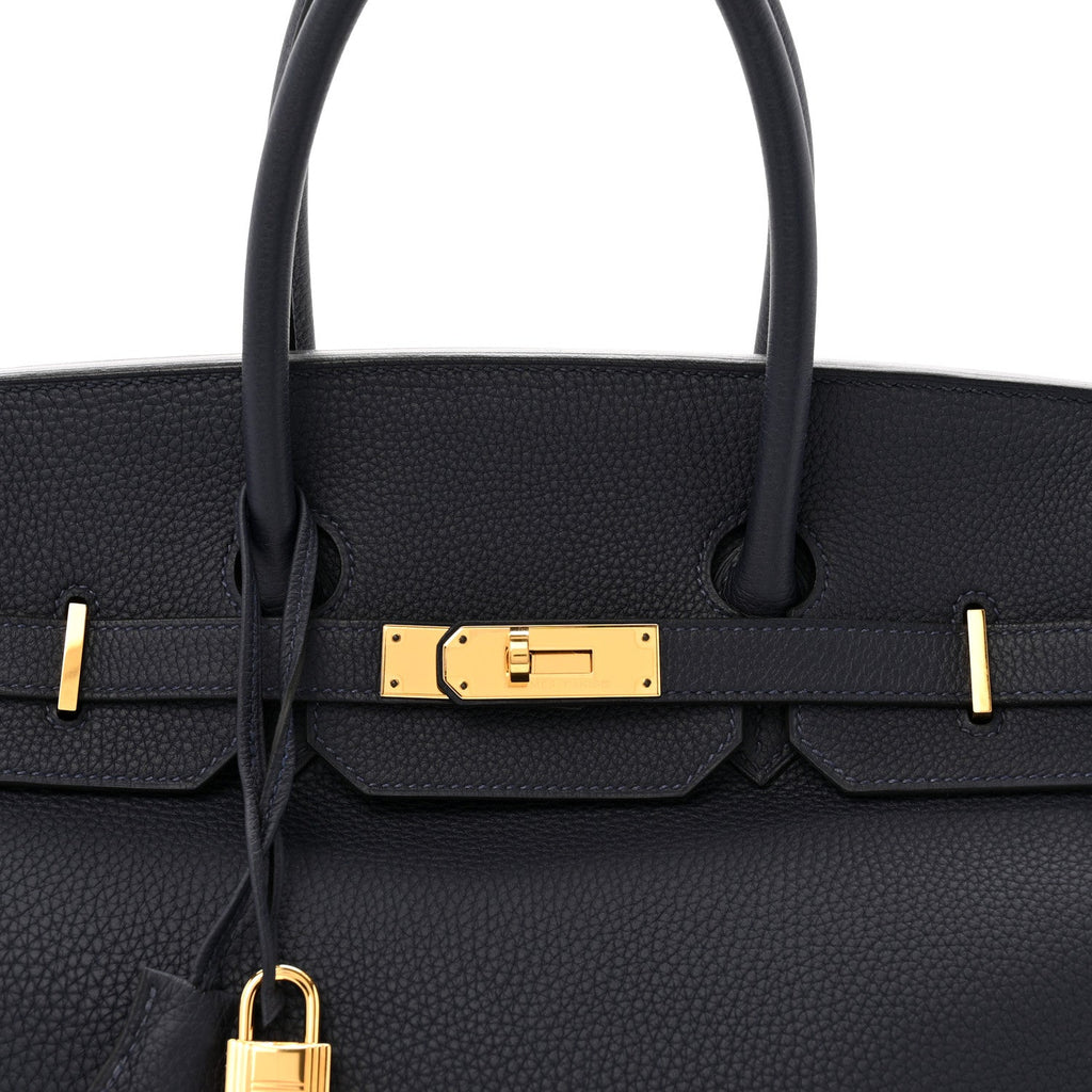Togo Birkin 35 Bleu Nuit