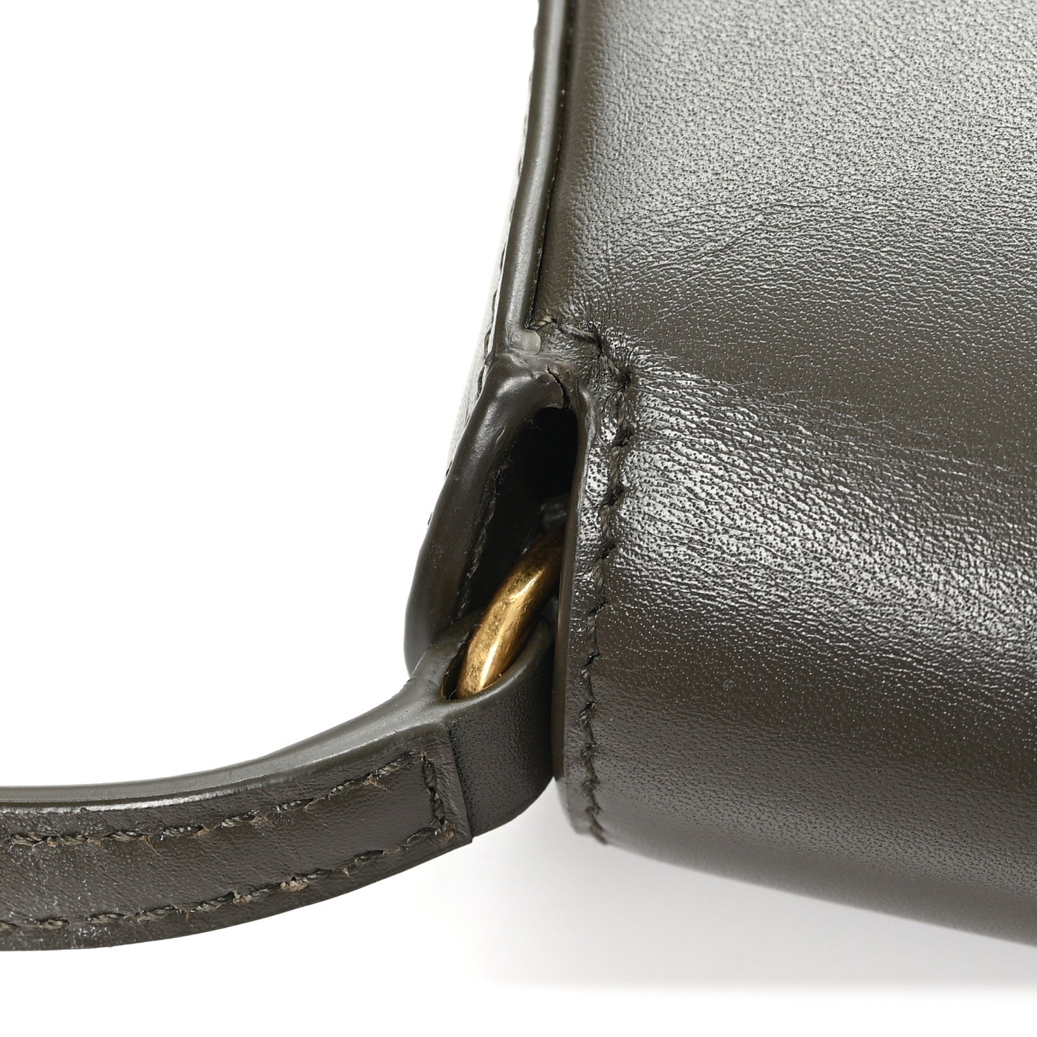 Box Calfskin Mini Voltaire Shoulder Bag Deep Musk