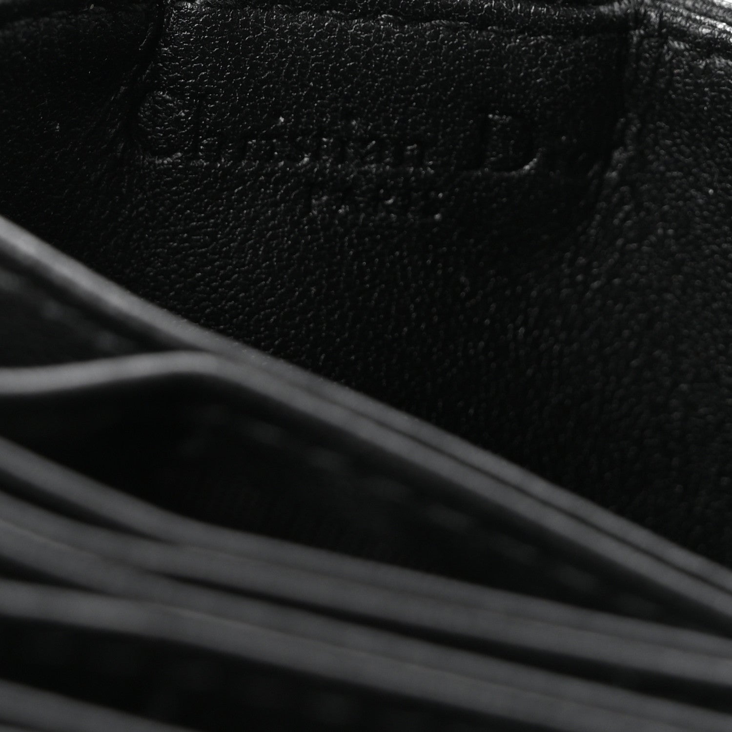 Lambskin Cannage Lady Dior Jasmine 5-Gusset  Holder Black