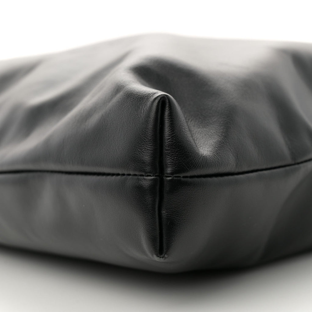 Soft Calf Softy Shoulder Bag Black