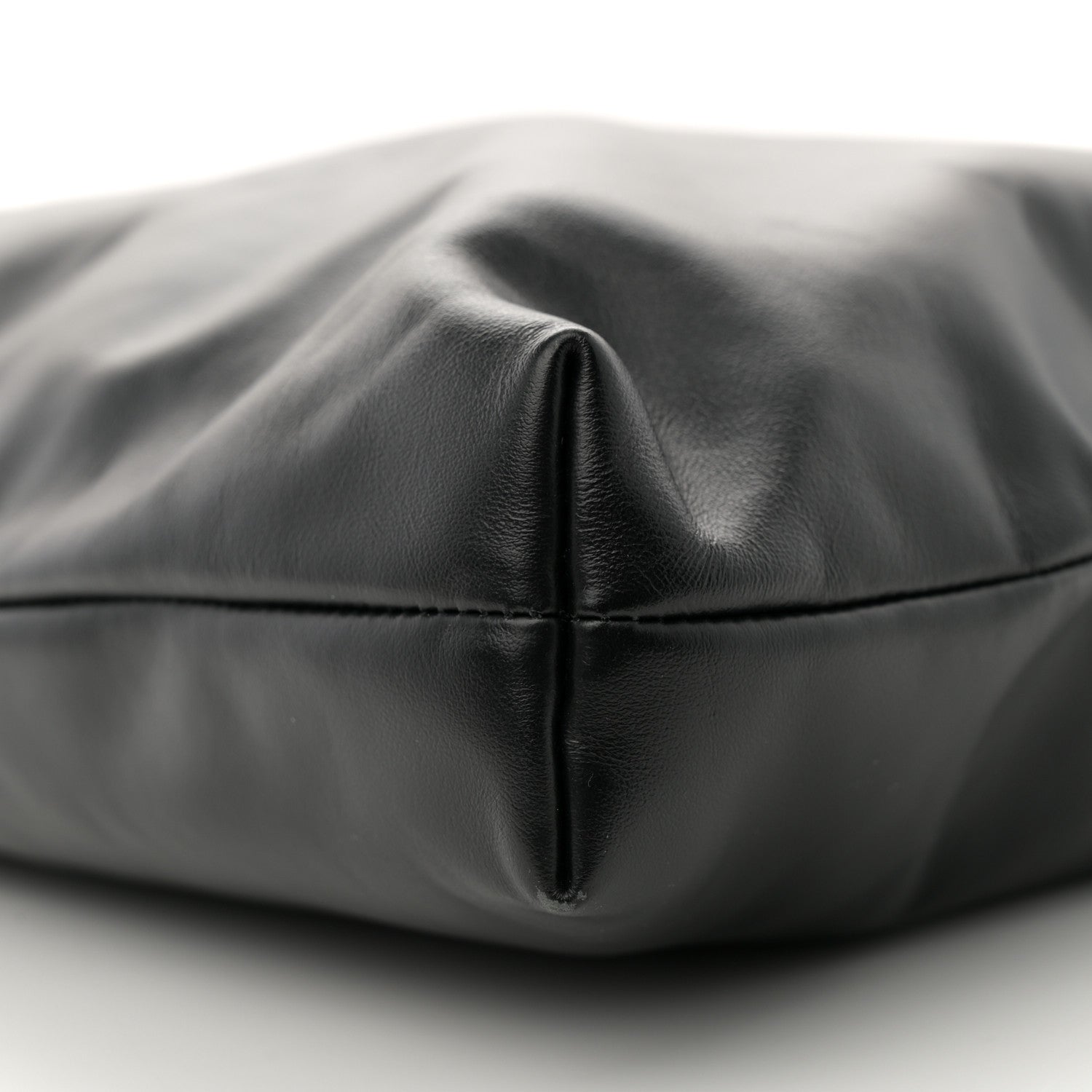 Soft Calf Softy Shoulder Bag Black