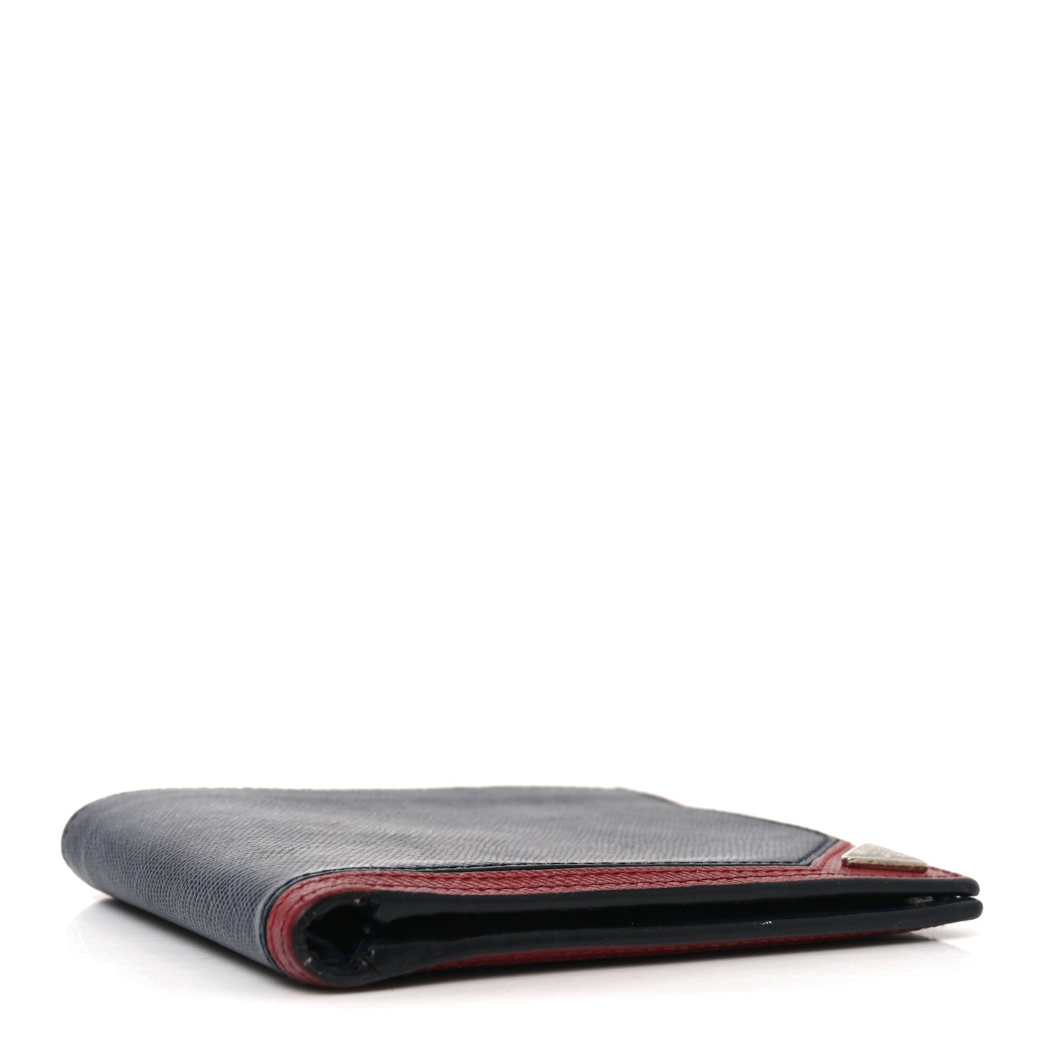 Saffiano Bi-Fold Wallet Baltico Fuoco