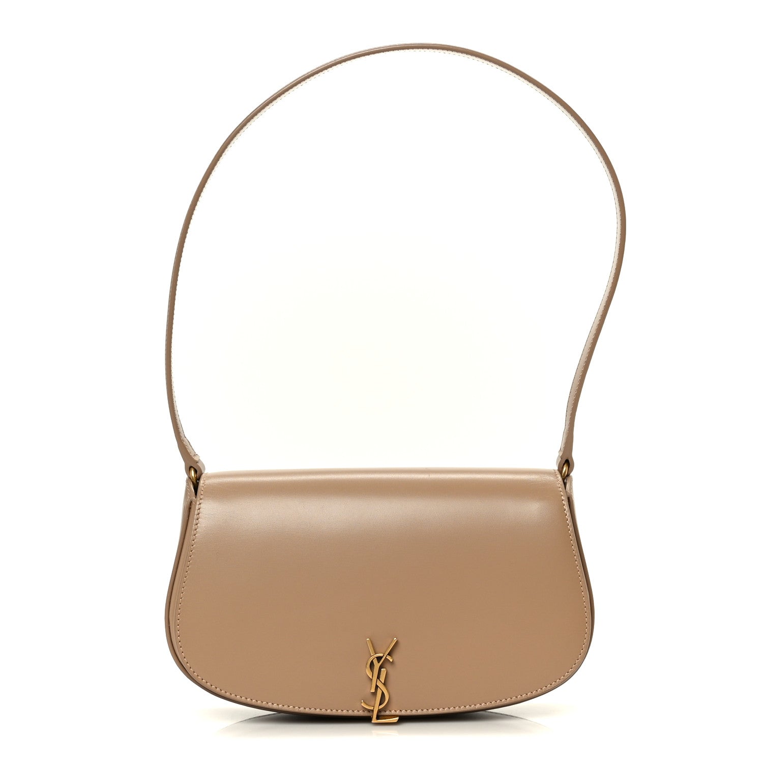 Box Calfskin Mini Voltaire Shoulder Bag Dark Cork