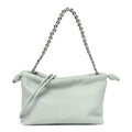 Mellow Nappa Medium Donut Chain Flamenco Knot Clutch Frozen