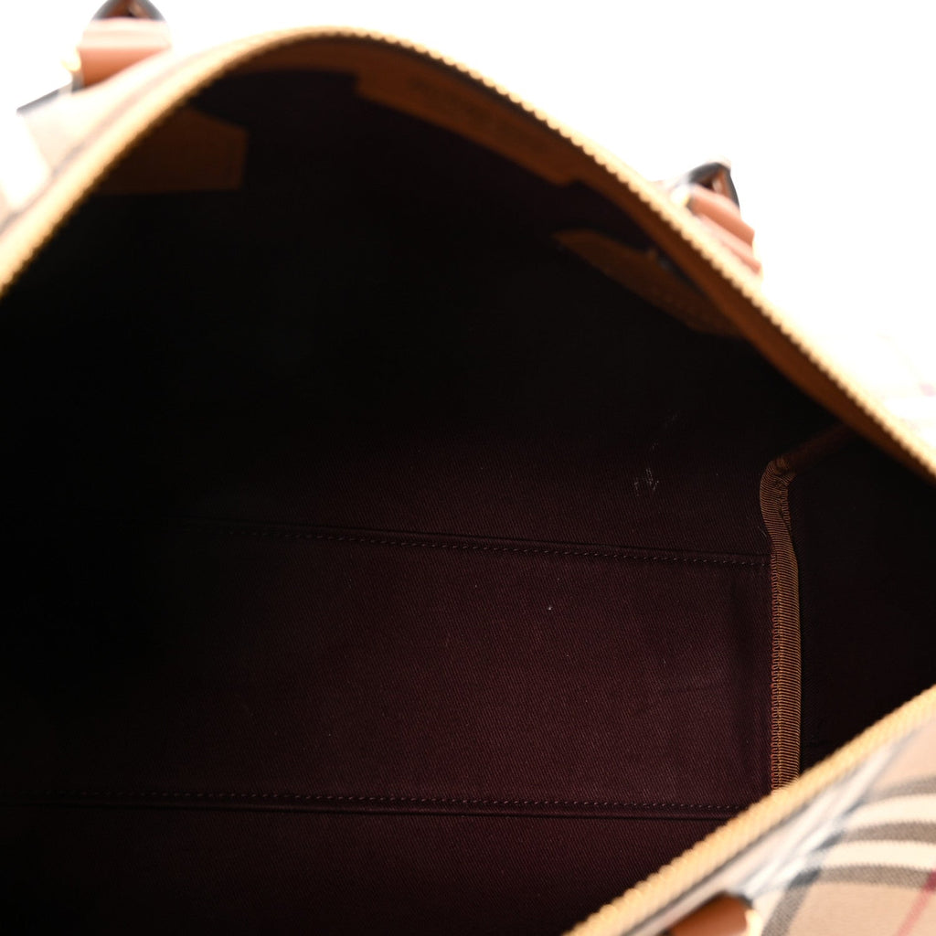 Horseferry Check Medium Bowling Bag Tan