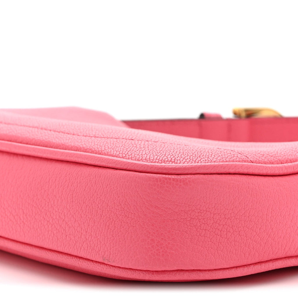 Goatskin Mini Aphrodite Shoulder Bag Rhodamine Pink