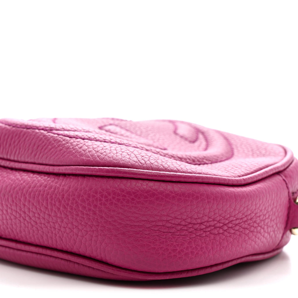 Cellarius Calfskin Mini Soho Chain Bag Bright Bouganville