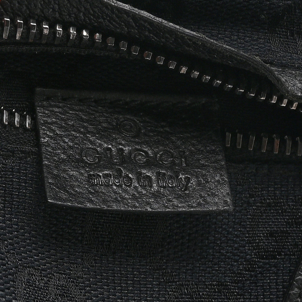 GG Monogram Double Pocket Belt Bag Black