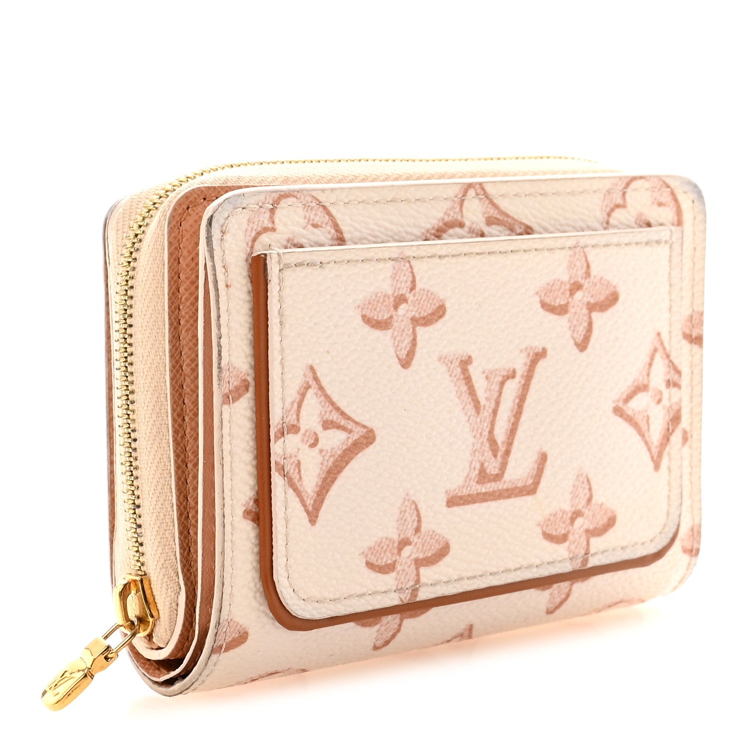 Monogram Fall for You Zippy Compact Wallet Beige Clair