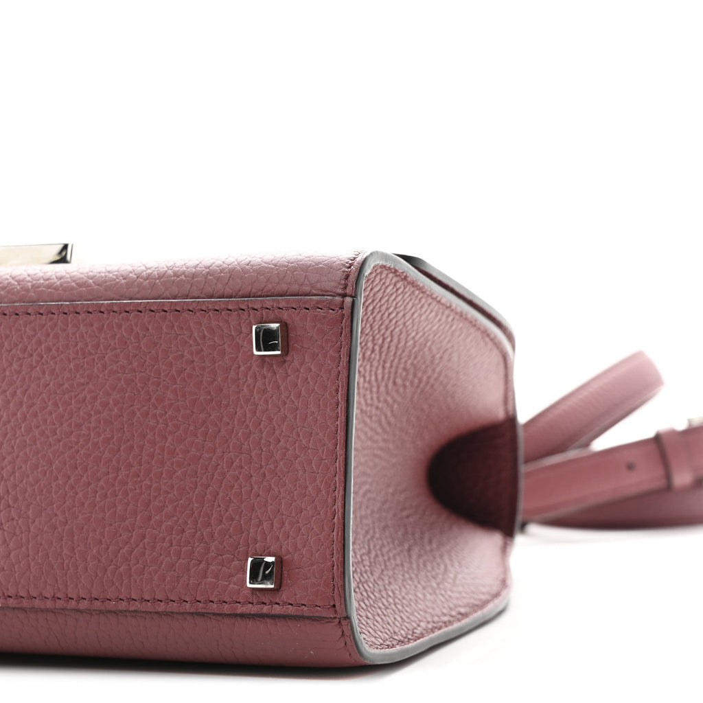 Carat Calfskin Rejane PM Wood Rose