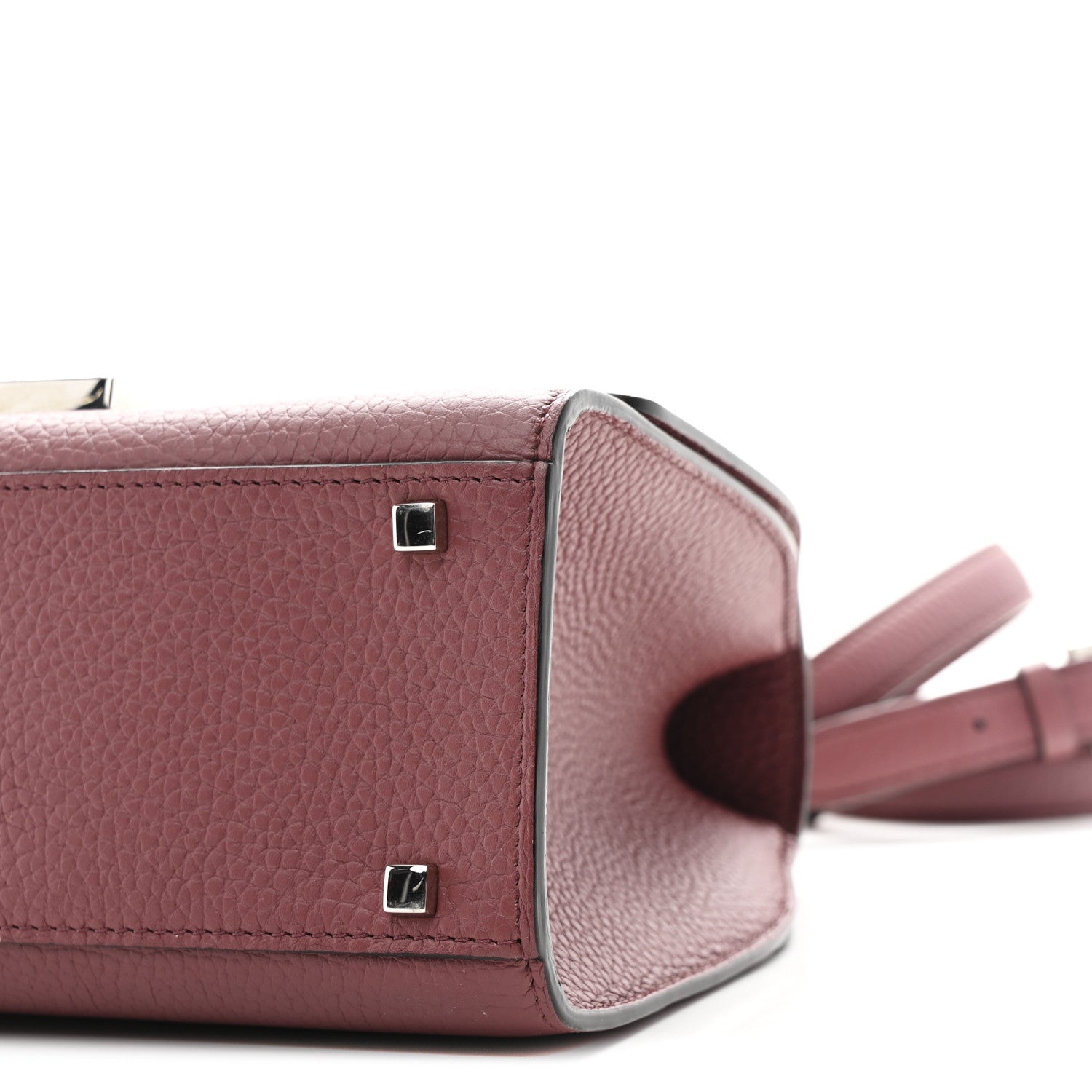 Carat Calfskin Rejane PM Wood Rose