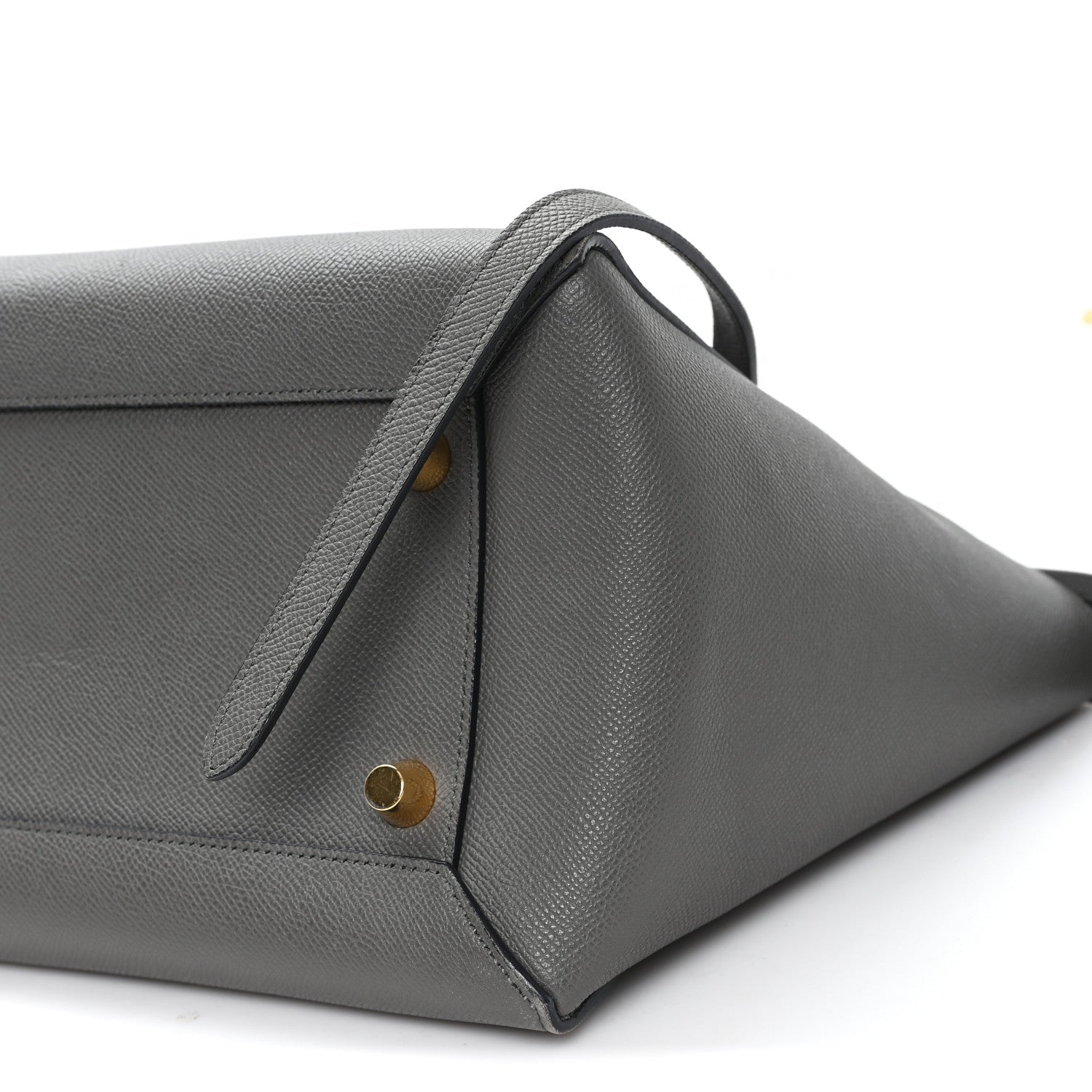 Grained Calfskin Mini Belt Bag Grey
