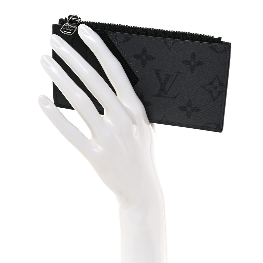 Reverse Monogram Eclipse Taiga Coin  Holder