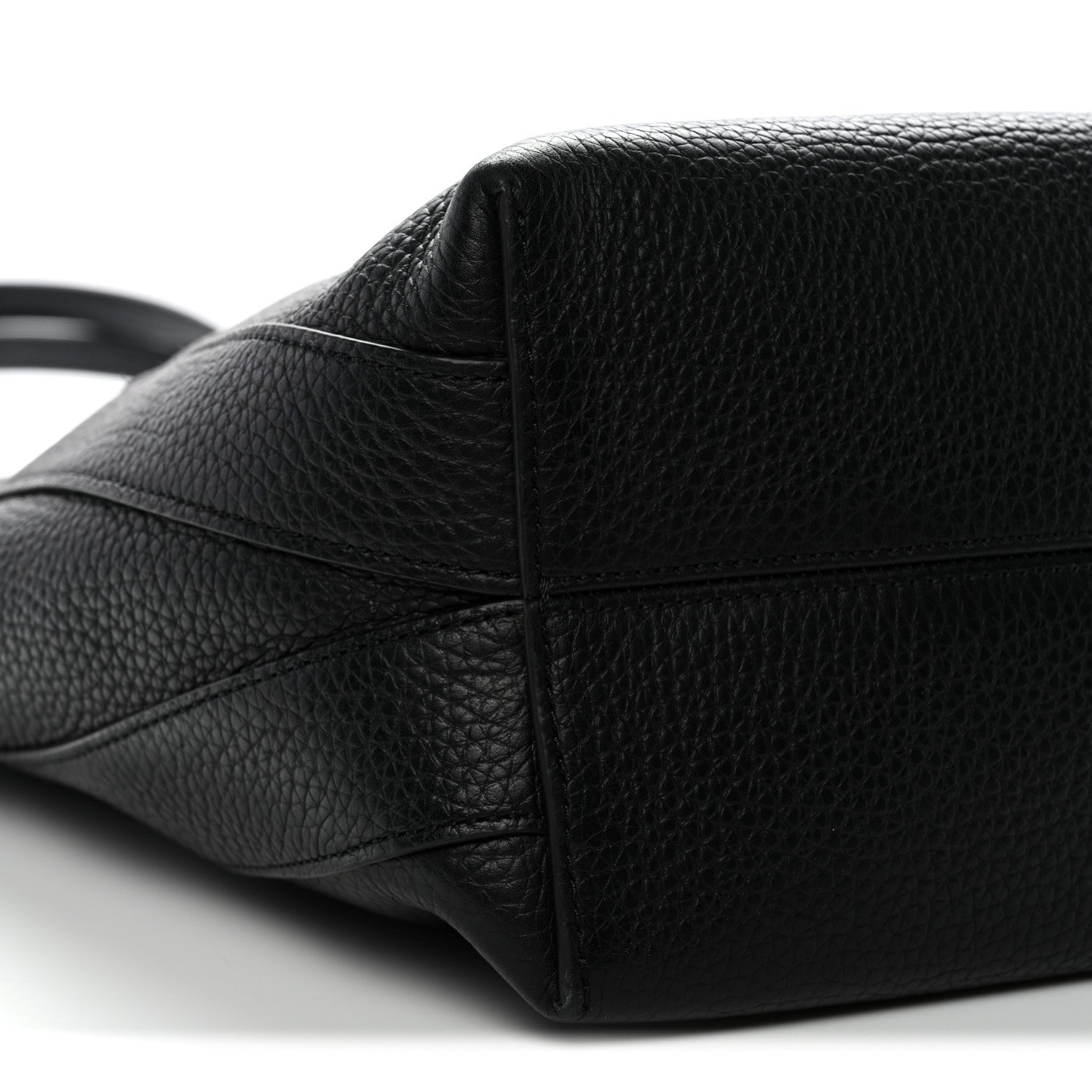 Heavy Grain Bayswater North South Tote Black