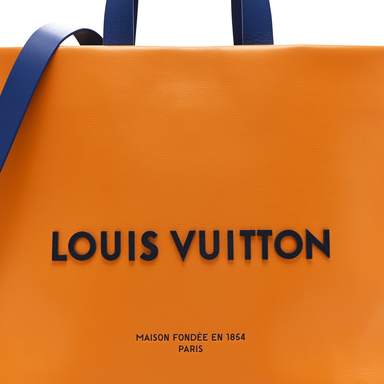 Cowhide Shopper Bag MM Safran