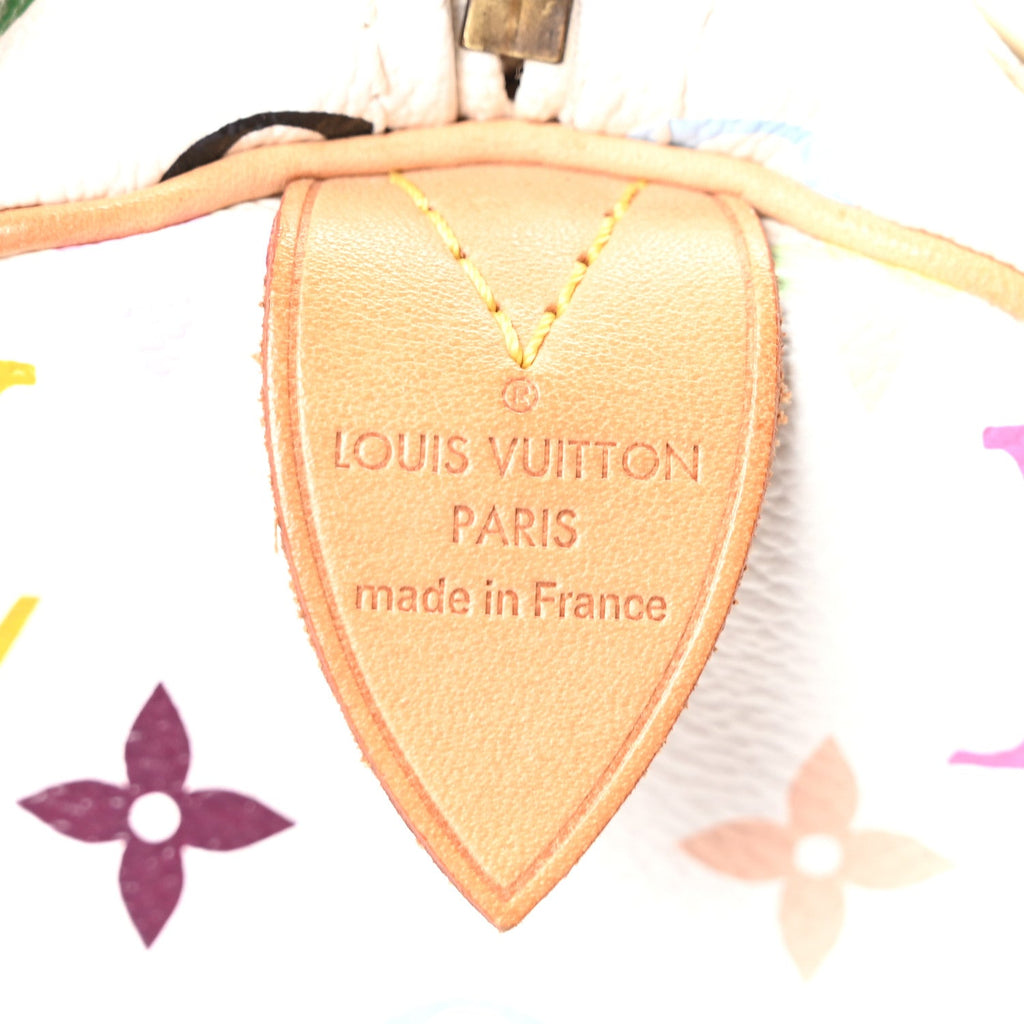 Monogram Multicolor Speedy 30 White