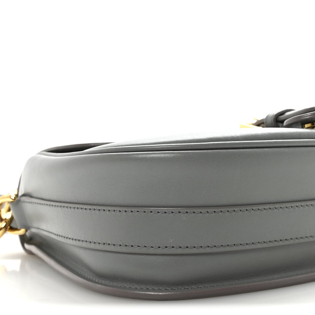 Box Calfskin Medium Bobby Flap Gray