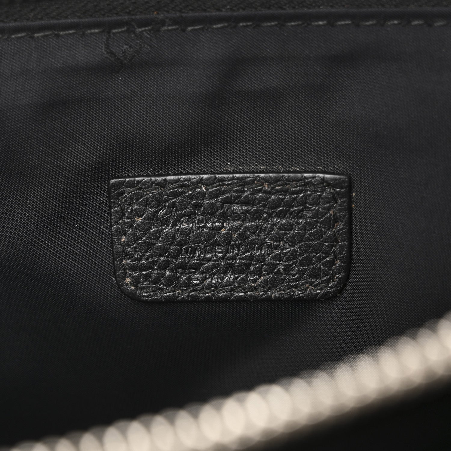 Calfskin Studded Firenze Briefcase Black