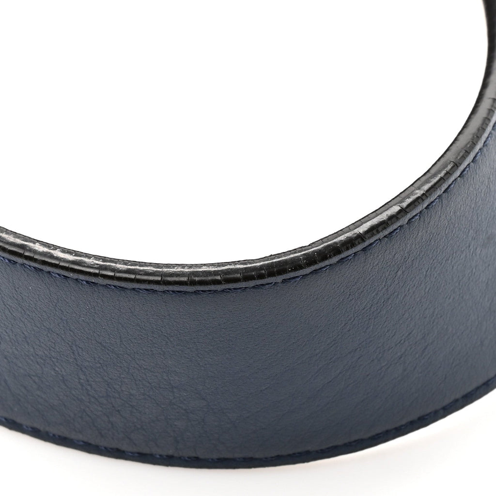 Vitello Century Opaco F is Fendi Kan I Shoulder Bag Blu Scuro