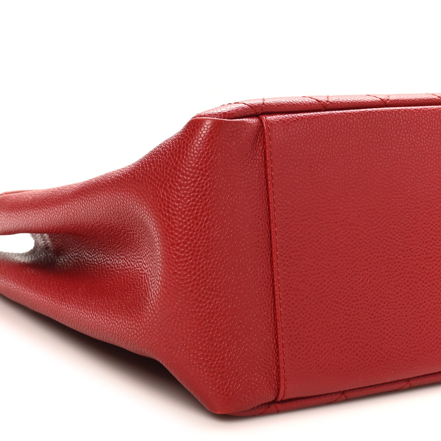 Caviar Quilted Grand Shopping Tote GST Red