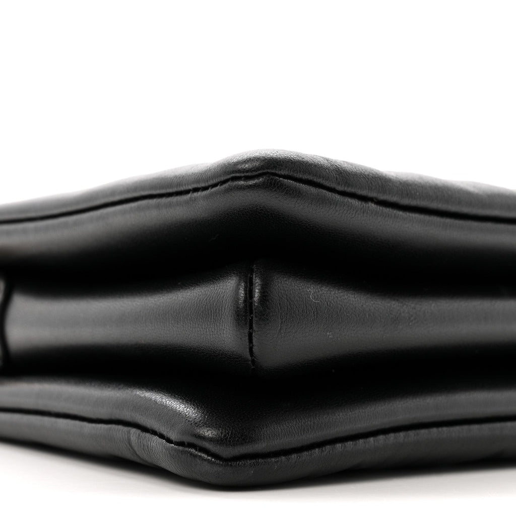 Lambskin Embossed Monogram Coussin BB Black