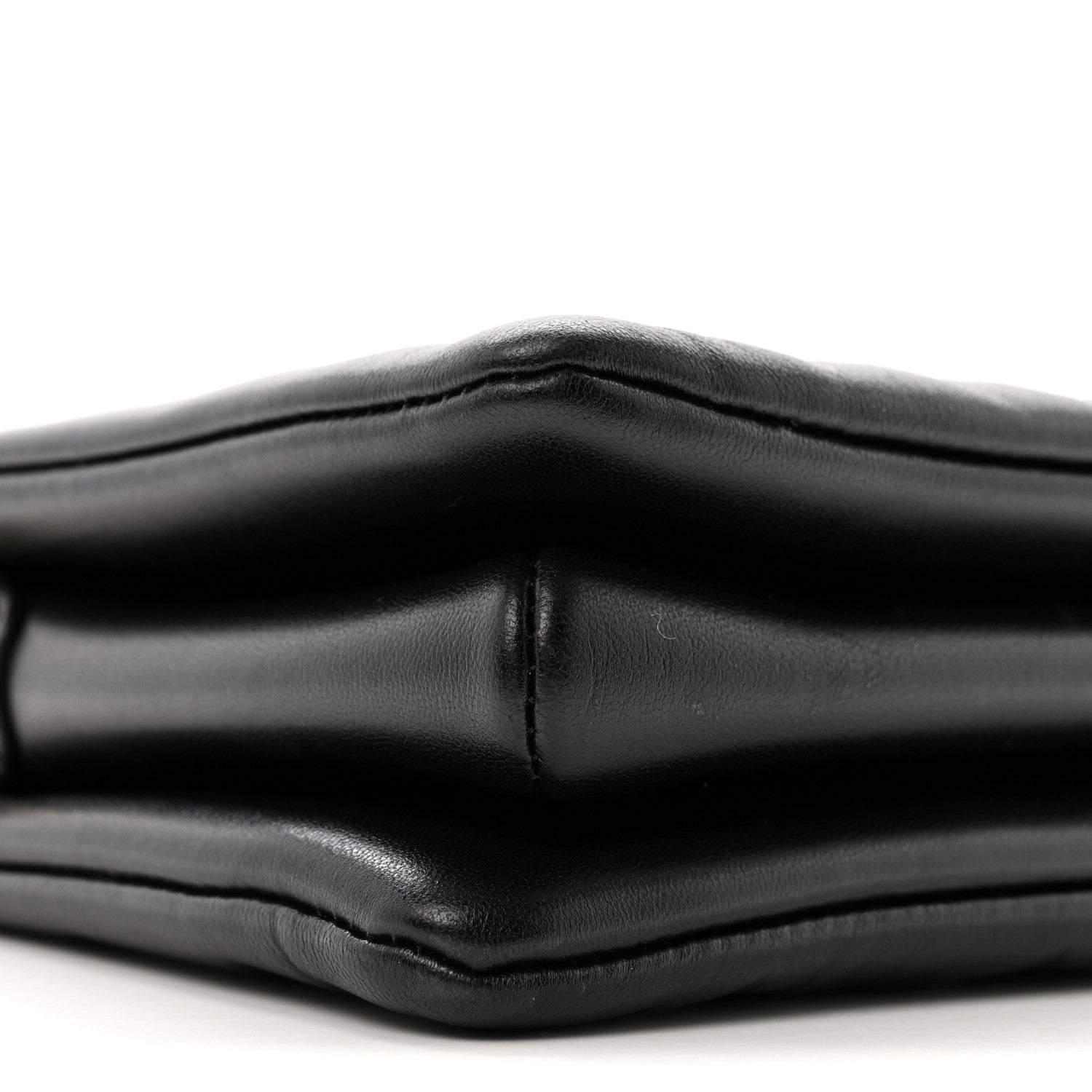 Lambskin Embossed Monogram Coussin BB Black