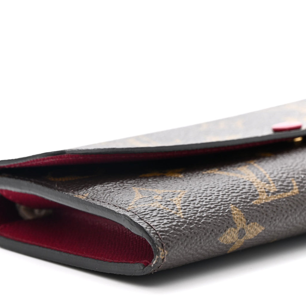 Monogram Emilie Wallet Fuchsia