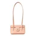 Shiny Caviar Preppy Coco Long Vanity With Strap Light Pink