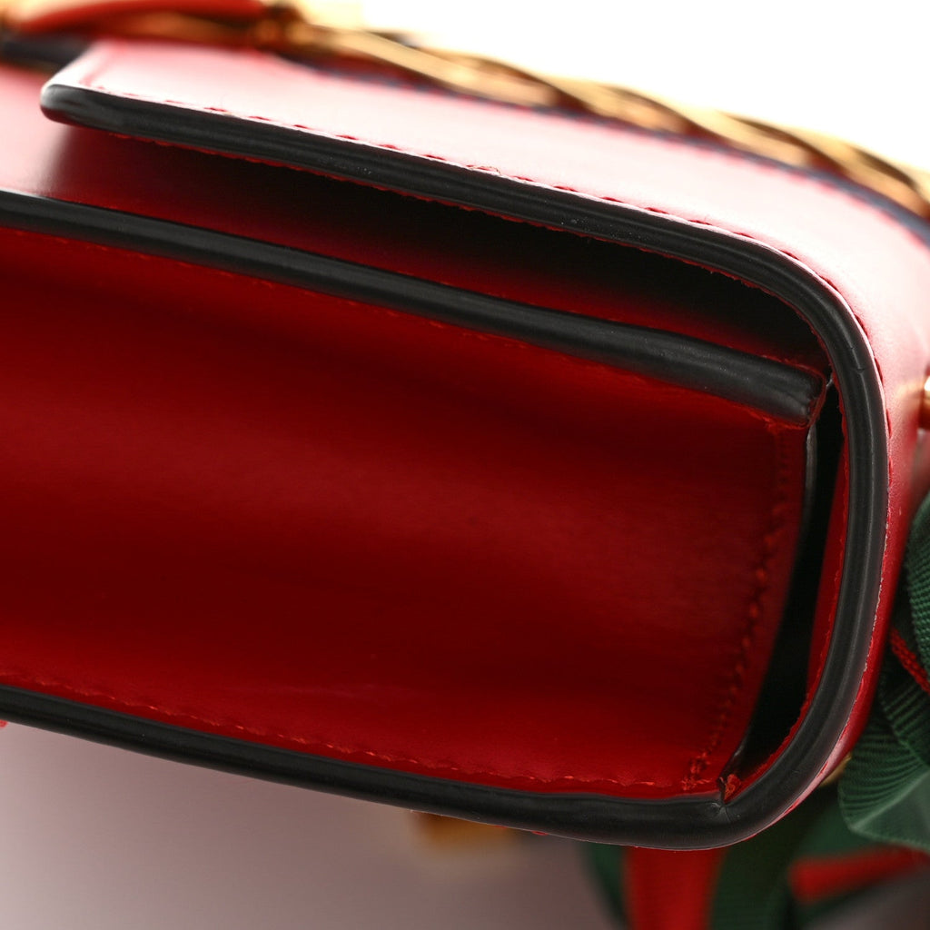 Calfskin Small Sylvie Shoulder Bag Hibiscus Red