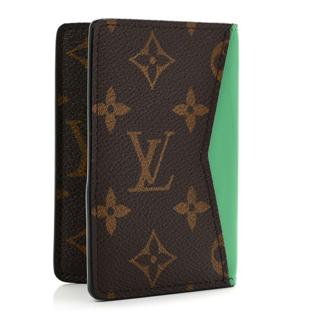 Monogram Macassar Pocket Organizer NM Borneo Green