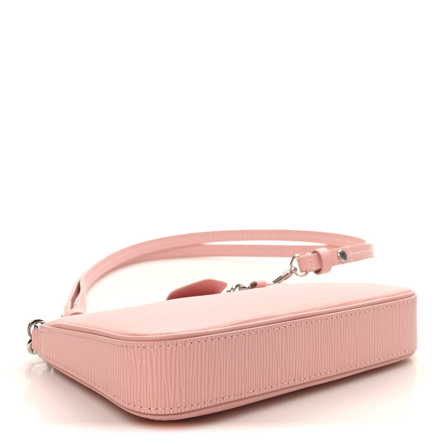 Epi Easy Pouch On Strap Rose Ballerine