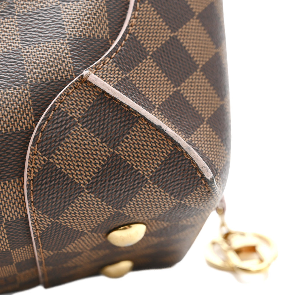 Damier Ebene Caissa Hobo Rose Ballerine