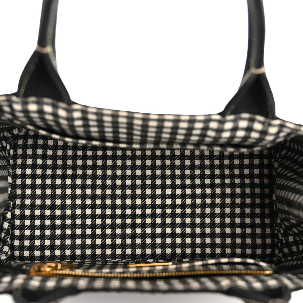 Canapa Small Logo Tote Black Talco