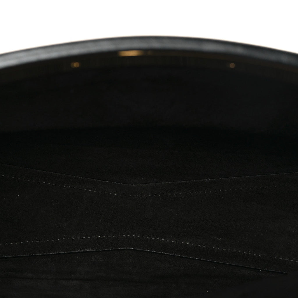 Calfskin Le Click East West Bag Black