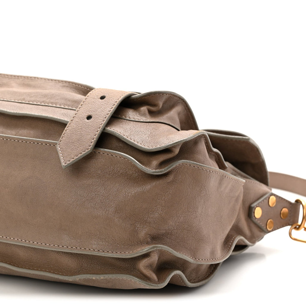 Lambskin PS1 Medium Satchel Smoke