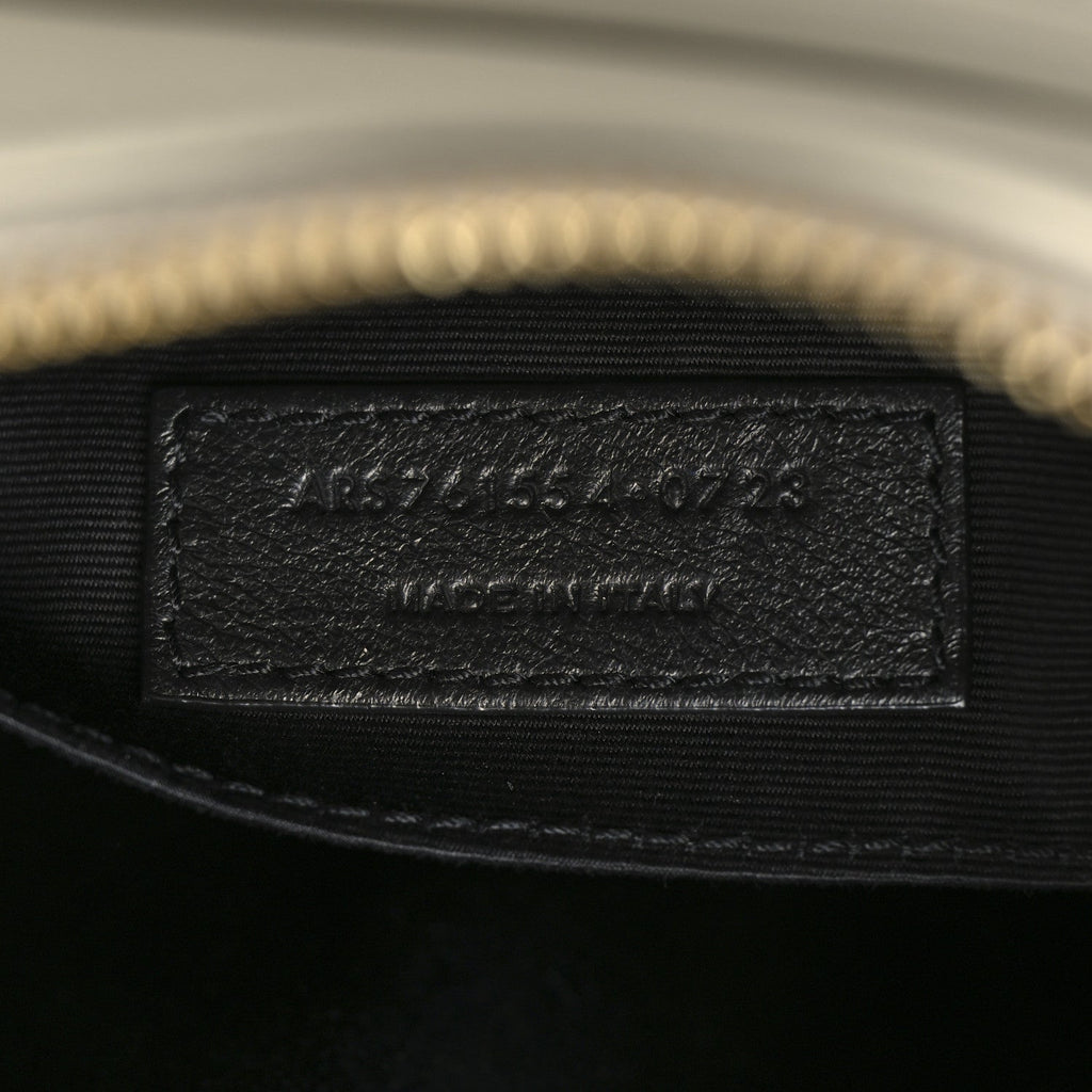Calfskin Matelasse Monogram Lou Camera Bag Crema Soft