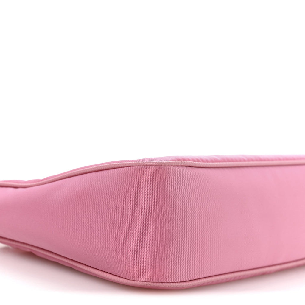 Tessuto Nylon Saffiano Mini Re-Edition 2005 Bag Begonia